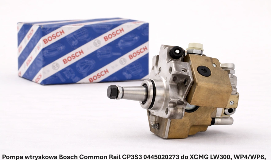 Pompa wtryskowa Bosch Common Rail CP3S3 0445020273 do XCMG LW300, WP4/WP6, 4.5 / 6.75 l