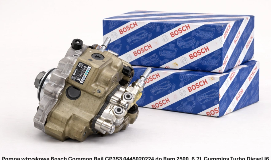 Pompa wtryskowa Bosch Common Rail CP3S3 0445020224 do Ram 2500, 6.7L Cummins Turbo Diesel I6 - nowa, regeneracja, cena