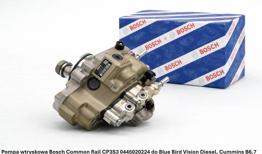 Pompa wtryskowa Bosch Common Rail CP3S3 0445020224 do Blue Bird Vision Diesel, Cummins B6.7 - nowa, regeneracja, cena