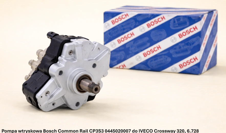 Pompa wtryskowa Bosch Common Rail CP3S3 0445020007 do IVECO Crossway 320, 6.728 - nowa, regeneracja, cena