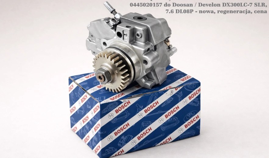 Pompa wtryskowa Bosch Common Rail CP3S3 0445020157 do Doosan / Develon DX300LC-7 SLR, 7.6 DL08V - nowa, regeneracja, cena