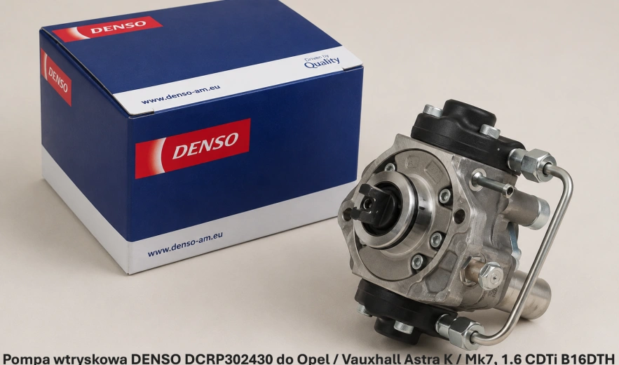 Pompa wtryskowa DENSO DCRP302430 do Opel / Vauxhall Astra K / Mk7, 1.6 CDTi B16DTH - nowa, regeneracja, cena