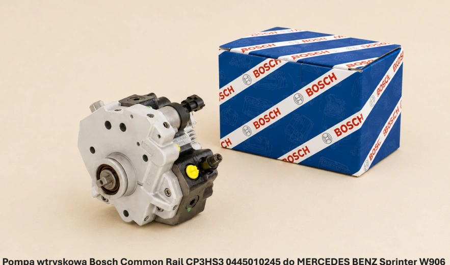 Pompa wtryskowa Bosch Common Rail CP3HS3 0445010245 do MERCEDES BENZ Sprinter W906 - 219 / 319 / 419 / 519 CDI / BlueTEC, 3.0 l, 140 kW - nowa, regeneracja, cena