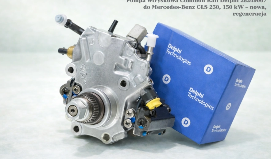 Pompa wtryskowa Common Rail Delphi 28249007 do Mercedes-Benz CLS 250, 150 kW – nowa, regeneracja