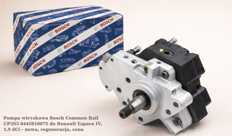Pompa wtryskowa Bosch Common Rail CP3S3 0445010075 do Renault Espace IV, 1.9 dCi - nowa, regeneracja, cena