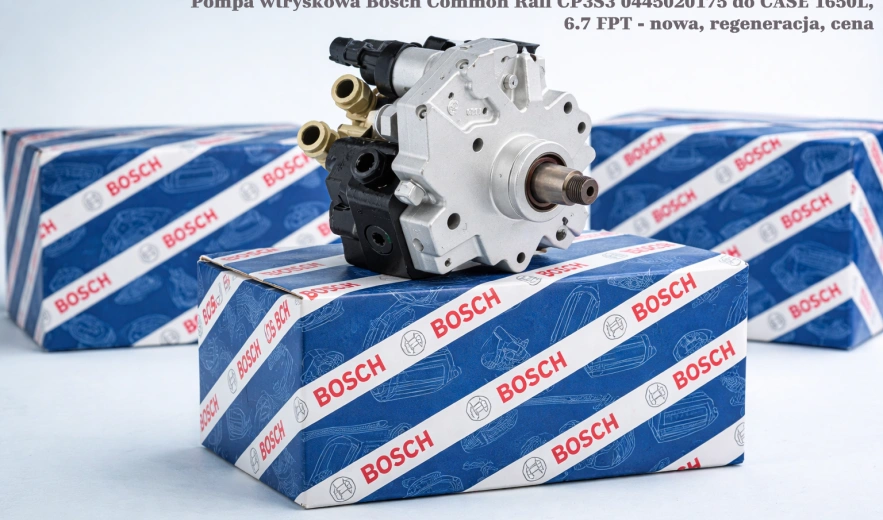 Pompa wtryskowa Bosch Common Rail CP3S3 0445020175 do CASE 1650L, 6.7 FPT - nowa, regeneracja, cena