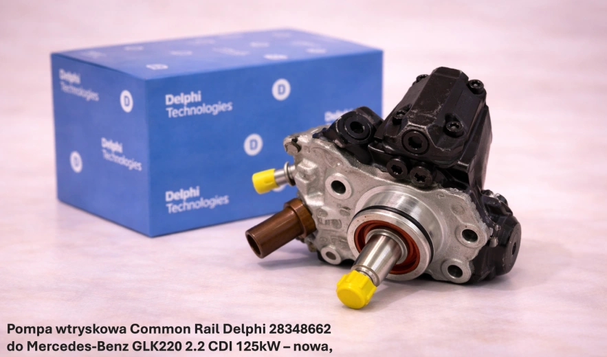 Pompa wtryskowa Common Rail Delphi 28348662 do Mercedes-Benz GLK220 2.2 CDI 125kW – nowa, regeneracja