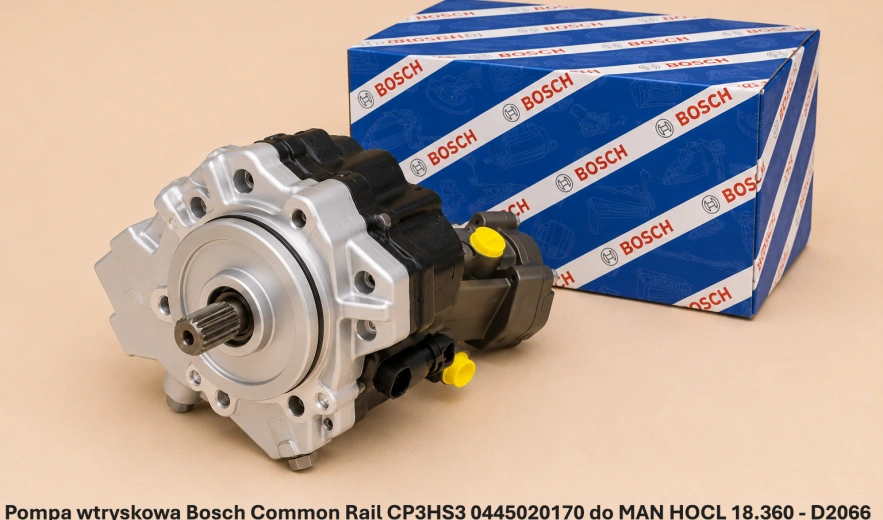 Pompa wtryskowa Bosch Common Rail CP3HS3 0445020170 do MAN HOCL 18.360 - D2066 - nowa, regeneracja, cena
