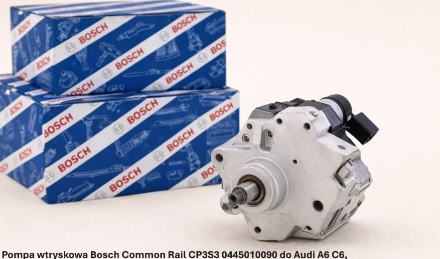 Pompa wtryskowa Bosch Common Rail CP3S3 0445010090 do Audi A6 C6, 2.7 TDI - nowa, regeneracja, cena
