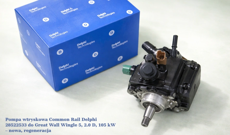 Pompa wtryskowa Common Rail Delphi 28522533 do Great Wall Wingle 5, 2.0 D, 105 kW – nowa, regeneracja