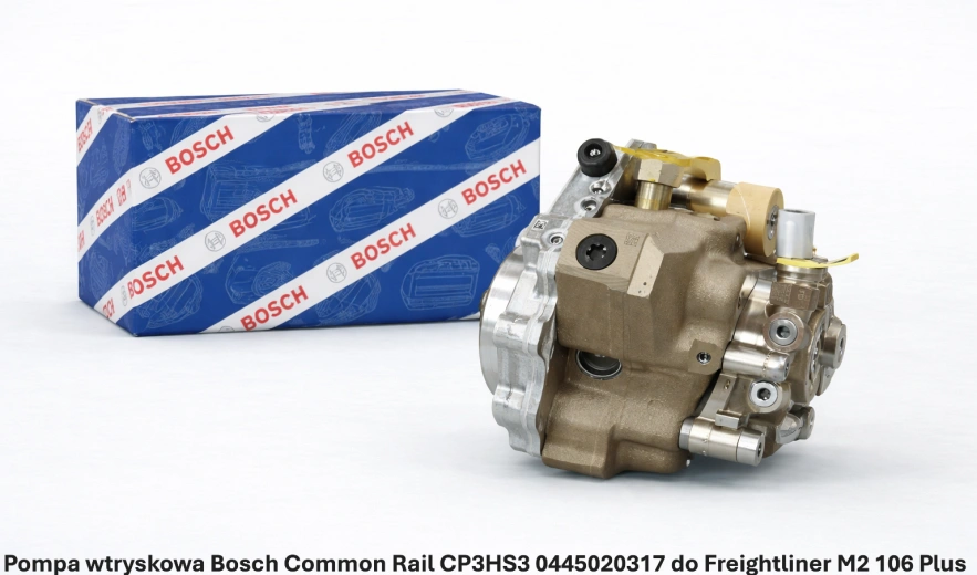 Pompa wtryskowa Bosch Common Rail CP3HS3 0445020317 do Freightliner M2 106 Plus - Cummins B6.7 / ISB6.7 – nowa, regeneracja, cena