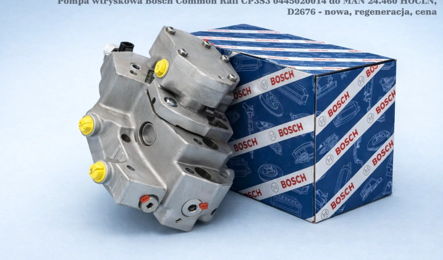 Pompa wtryskowa Bosch Common Rail CP3S3 0445020014 do MAN 24.460 HOCLN, D2676 - nowa, regeneracja, cena