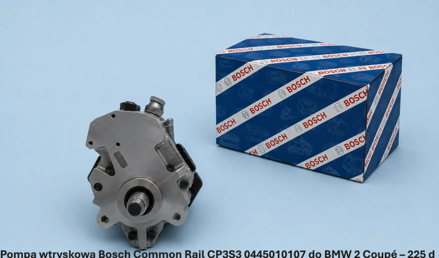 Pompa wtryskowa Bosch Common Rail CP3S3 0445010107 do BMW 2 Coupé – 225 d - nowa, regeneracja, cena