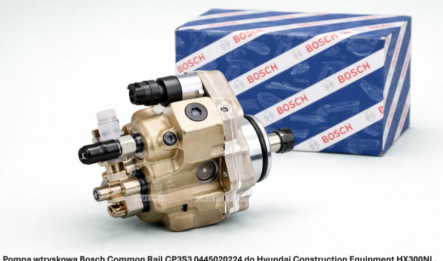 Pompa wtryskowa Bosch Common Rail CP3S3 0445020224 do Hyundai Construction Equipment HX300NL, Cummins QSB6.7 - nowa, regeneracja, cena