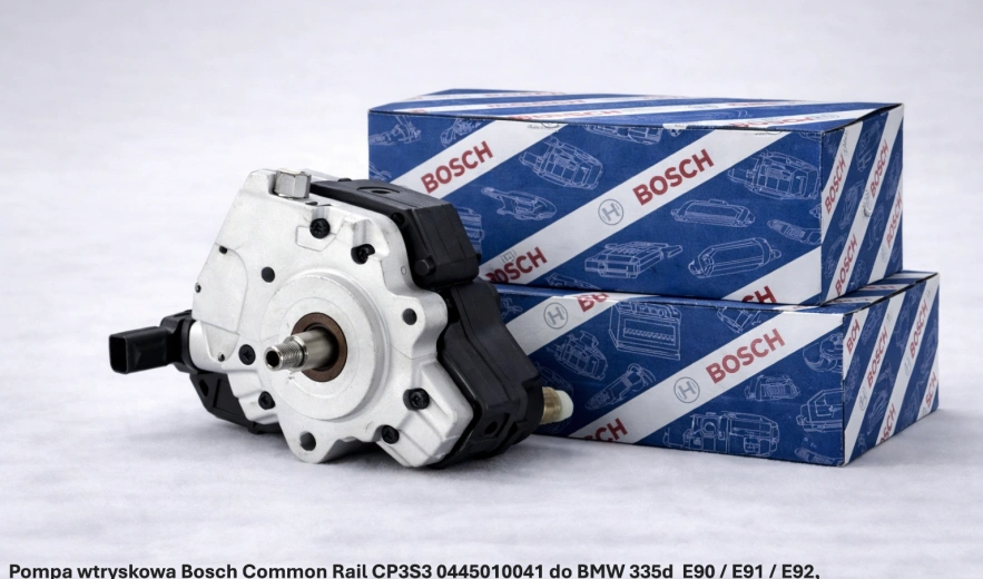 Pompa wtryskowa Bosch Common Rail CP3S3 0445010041 do BMW 335d E90 / E91 / E92, 3.0d - nowa, regeneracja, cena
