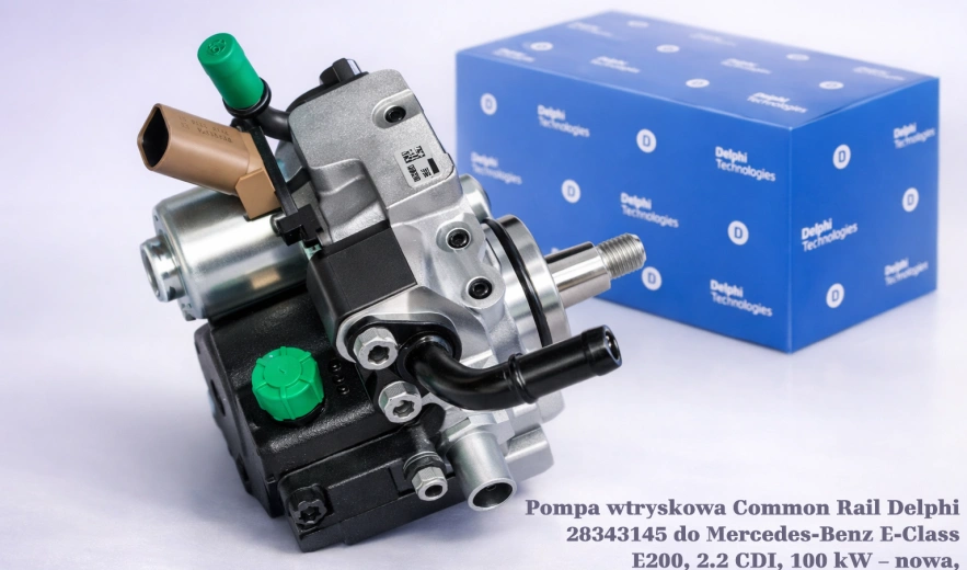 Pompa wtryskowa Common Rail Delphi 28343145 do Mercedes-Benz E-Class E200, 2.2 CDI, 100 kW – nowa, regeneracja