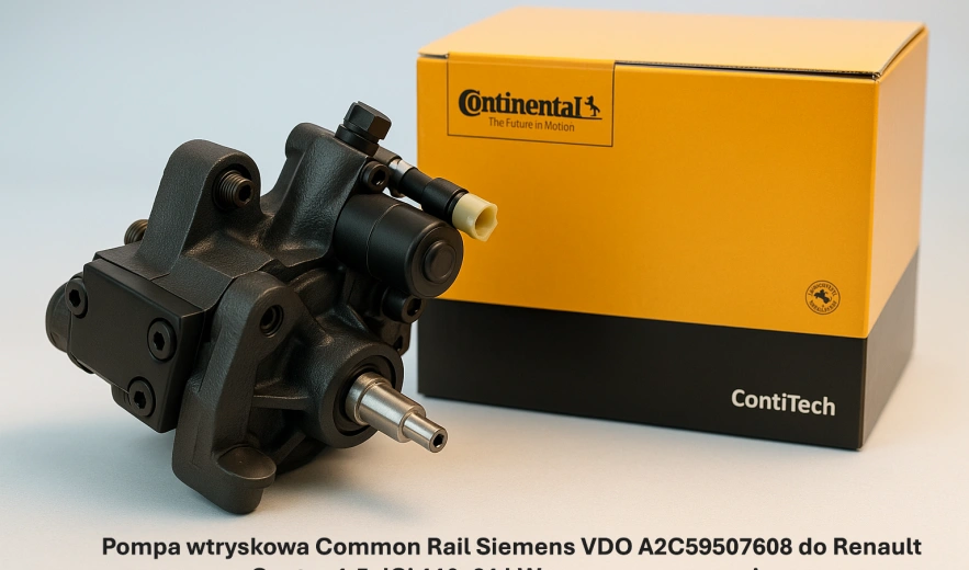 Pompa wtryskowa Common Rail Siemens VDO A2C59507608 do Renault Captur 1.5 dCi 110, 81 kW – nowa, regeneracja