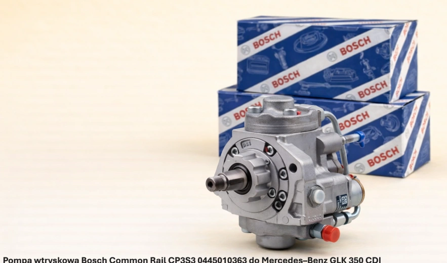 Pompa wtryskowa Bosch Common Rail CP3S3 0445010363 do Mercedes–Benz GLK 350 CDI – 3.0 V6 - nowa, regeneracja, cena