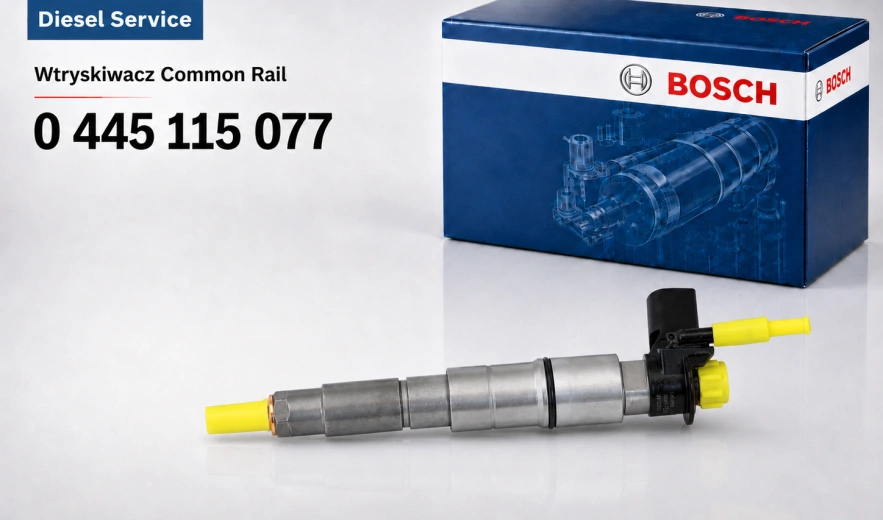 Wtryskiwacz Bosch 0445115077 do BMW 3.0d Common Rail, zakup i regeneracja