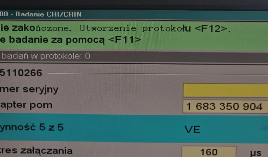 Jakie elementy wtrysku CR są wymieniane w trakcie naprawy?