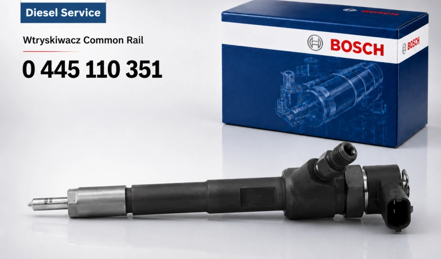 Wtryskiwacz Bosch 0445110351 do 1.3 Multijet / CDTI – zakup, regeneracja i dobór