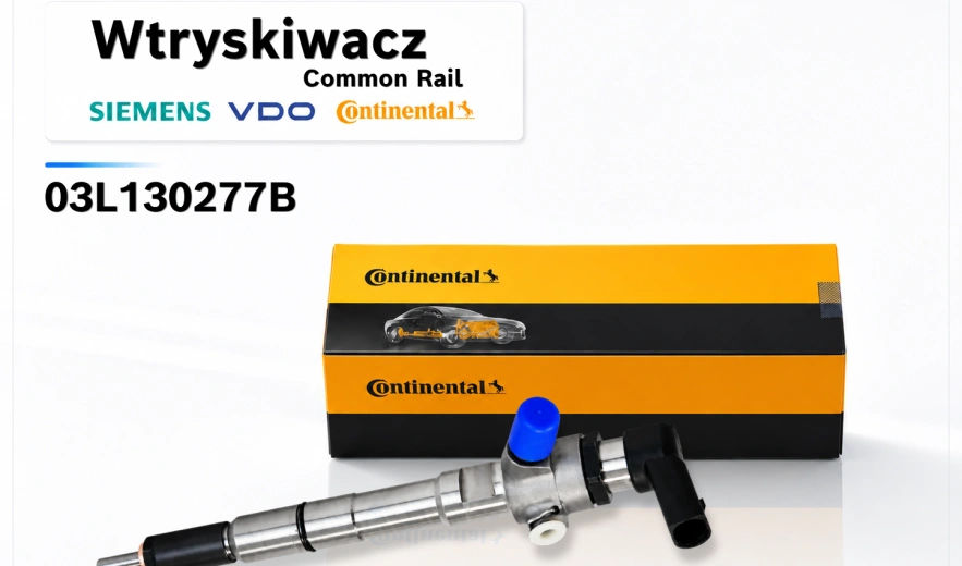 Wtryskiwacz Siemens VDO / Continental 03L130277B do 1.6 TDI – zakup i regeneracja