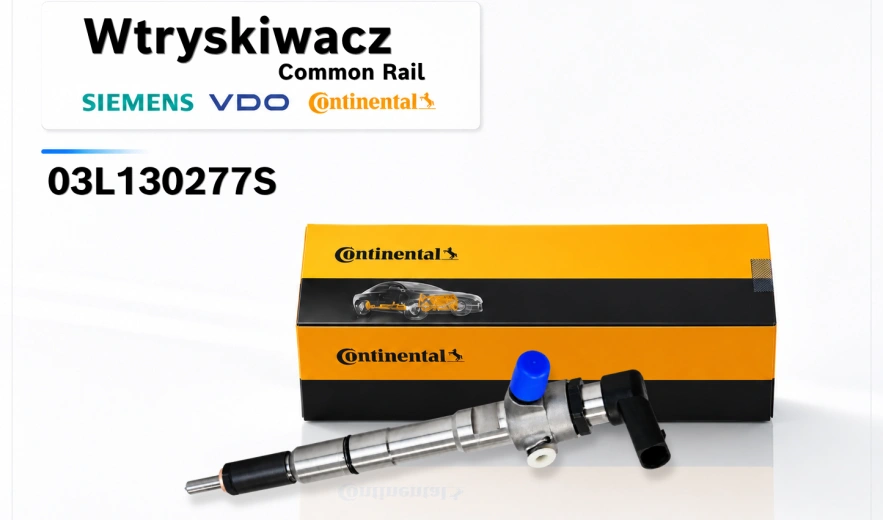 Wtryskiwacz Siemens VDO / Continental 03L130277S Audi Seat Škoda VW 1.6 TDI – zakup i regeneracja