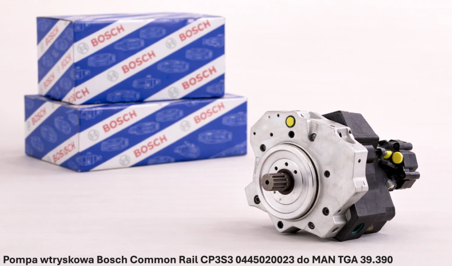 Pompa wtryskowa Bosch Common Rail CP3S3 0445020023 do MAN TGA 39.390 – D2066 LF02/LF12 - nowa, regeneracja, cena