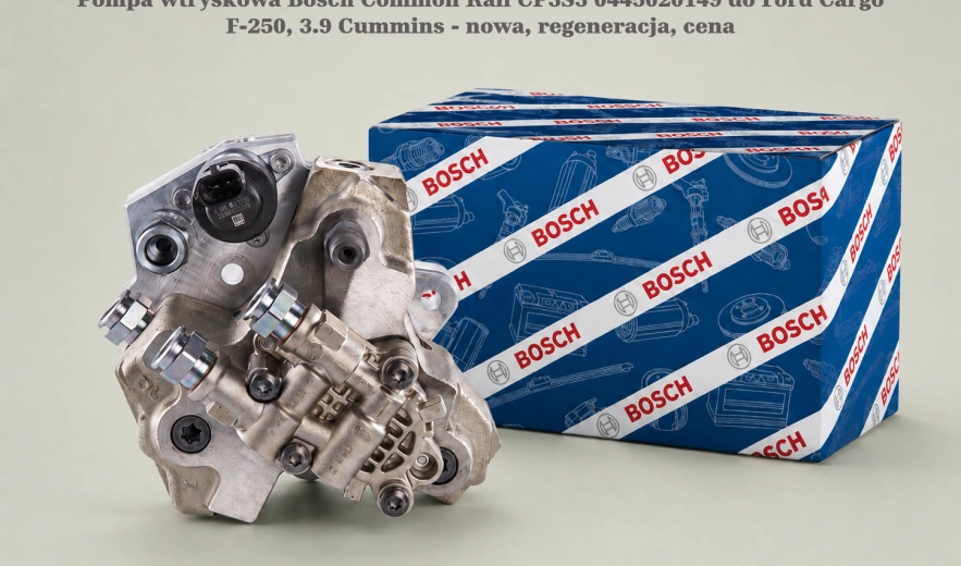 Pompa wtryskowa Bosch Common Rail CP3S3 0445020149 do Ford Cargo F-250, 3.9 Cummins - nowa, regeneracja, cena