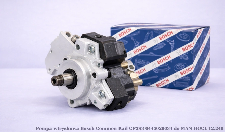 Pompa wtryskowa Bosch Common Rail CP3S3 0445020034 do MAN HOCL 12.240 – 18.240 HOCL-NL, D0836 - nowa, regeneracja, cena