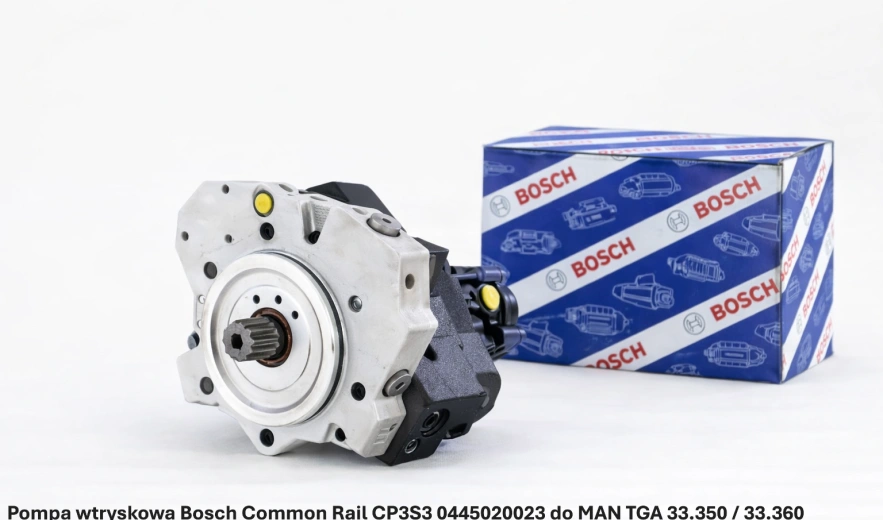 Pompa wtryskowa Bosch Common Rail CP3S3 0445020023 do MAN TGA 33.350 / 33.360 – D2066 LF03/LF13 - nowa, regeneracja, cena