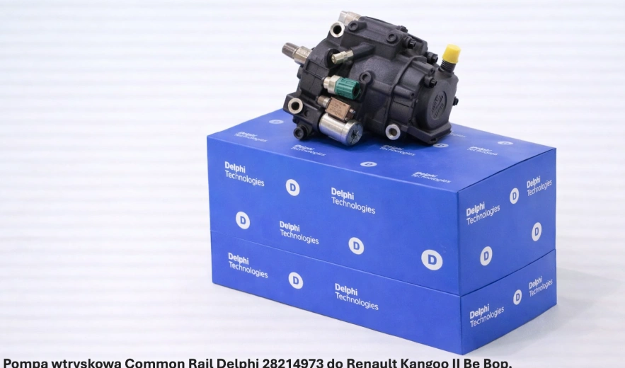 Pompa wtryskowa Common Rail Delphi 28214973 do Renault Kangoo II Be Bop, 66kW– nowa, regeneracja