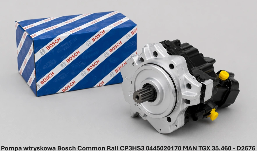 Pompa wtryskowa Bosch Common Rail CP3HS3 0445020170 MAN TGX 35.460 - D2676 - nowa, regeneracja, cena