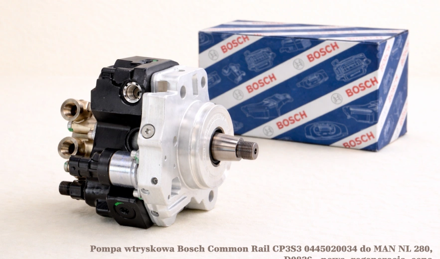 Pompa wtryskowa Bosch Common Rail CP3S3 0445020034 do MAN NL 280, D0836 - nowa, regeneracja, cena