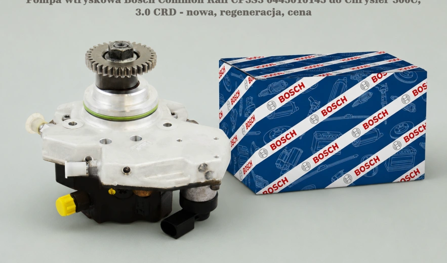 Pompa wtryskowa Bosch Common Rail CP3S3 0445010145 do Chrysler 300C, 3.0 CRD - nowa, regeneracja, cena