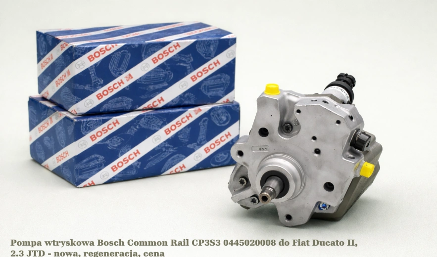 Pompa wtryskowa Bosch Common Rail CP3S3 0445020008 do Fiat Ducato II, 2.3 JTD - nowa, regeneracja, cena