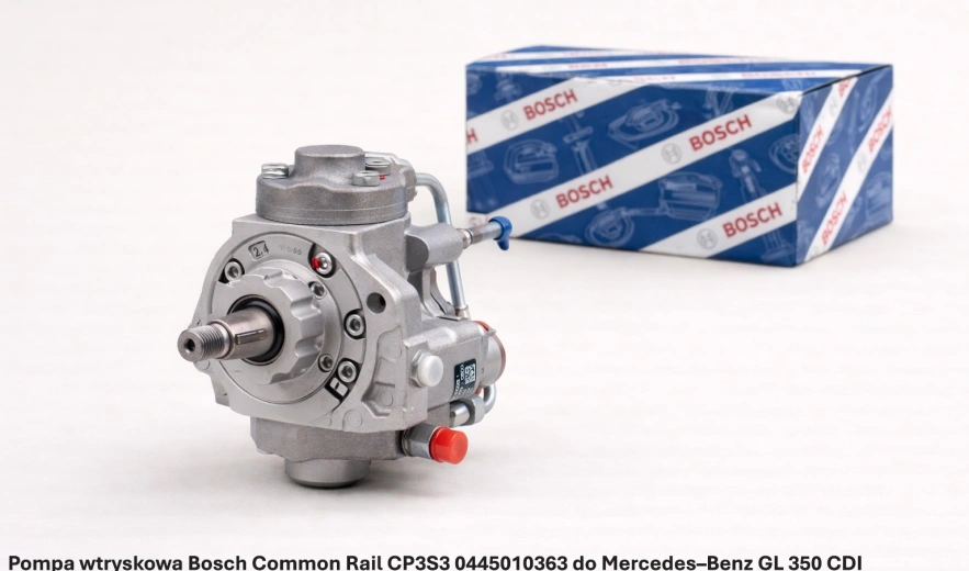 Pompa wtryskowa Bosch Common Rail CP3S3 0445010363 do Mercedes–Benz GL 350 CDI – 3.0 V6 - nowa, regeneracja, cena