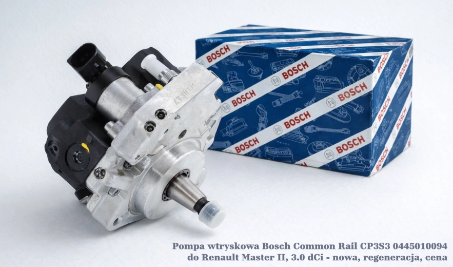 Pompa wtryskowa Bosch Common Rail CP3S3 0445010094 do Renault Master II, 3.0 dCi - nowa, regeneracja, cena