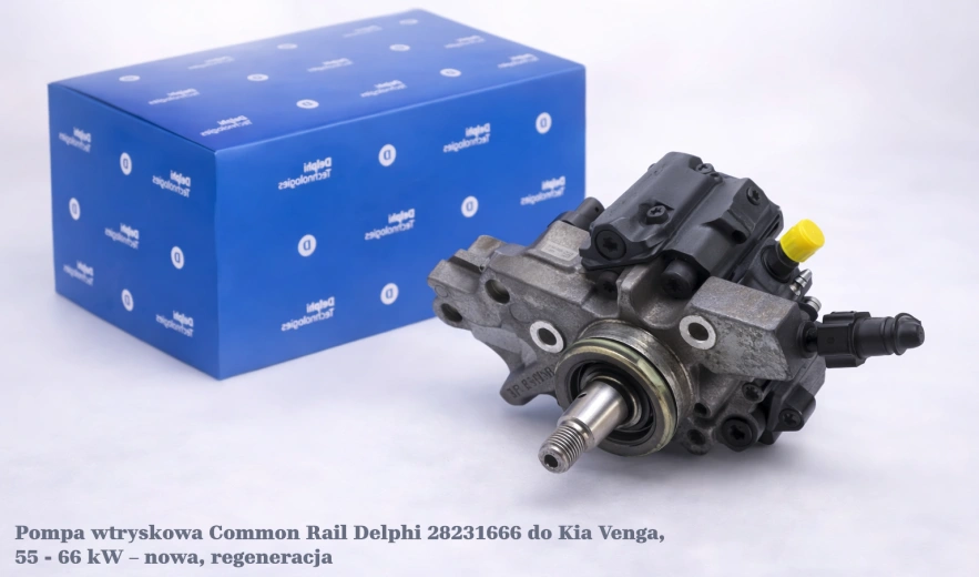 Pompa wtryskowa Common Rail Delphi 28231666 do Kia Venga, 55 - 66 kW – nowa, regeneracja