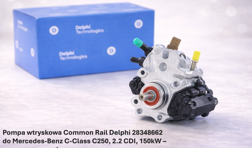 Pompa wtryskowa Common Rail Delphi 28348662 do Mercedes-Benz C-Class C250, 2.2 CDI, 150kW – nowa, regeneracja