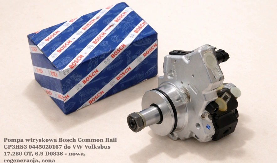 Pompa wtryskowa Bosch Common Rail CP3HS3 0445020167 do VW Volksbus 17.280 OT, 6.9 D0836 - nowa, regeneracja, cena