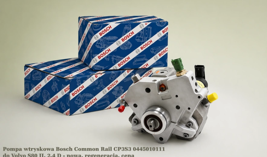 Pompa wtryskowa Bosch Common Rail CP3S3 0445010111 do Volvo S80 II, 2.4 D - nowa, regeneracja, cena