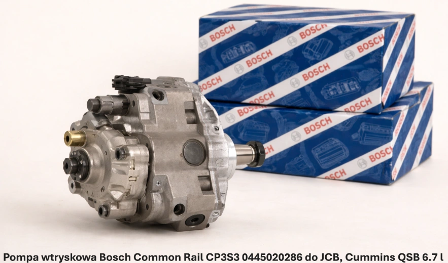 Pompa wtryskowa Bosch Common Rail CP3S3 0445020286 do JCB, Cummins QSB 6.7 l - nowa, regeneracja, cena