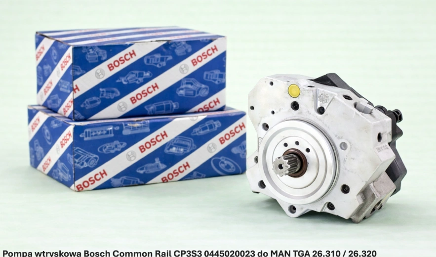 Pompa wtryskowa Bosch Common Rail CP3S3 0445020023 do MAN TGA 26.310 / 26.320 – D2066 LF04/LF14 - nowa, regeneracja, cena