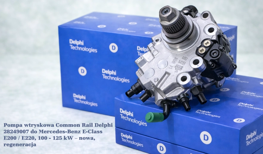 Pompa wtryskowa Common Rail Delphi 28249007 do Mercedes-Benz E-Class E200 / E220, 100 - 125 kW – nowa, regeneracja