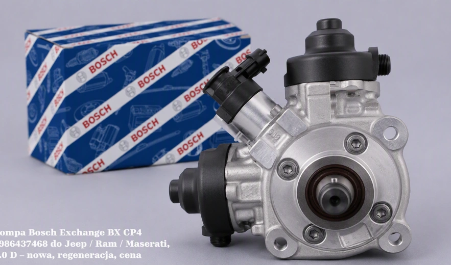 Pompa Bosch Exchange BX CP4 0986437468 do Jeep / Ram / Maserati, 3.0 D – nowa, regeneracja, cena