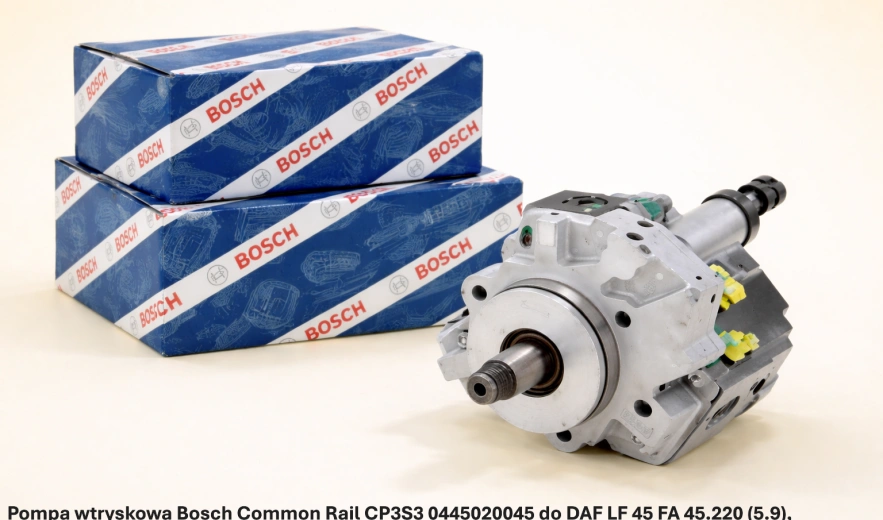 Pompa wtryskowa Bosch Common Rail CP3S3 0445020045 do DAF LF 45 FA 45.220 (5.9), CE 162 C- nowa, regeneracja, cena