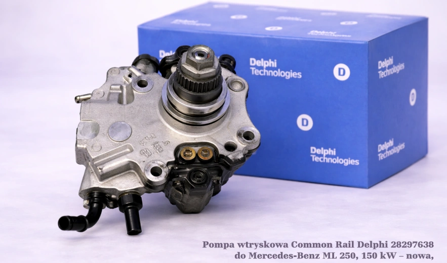 Pompa wtryskowa Common Rail Delphi 28297638 do Mercedes-Benz ML 250, 150 kW – nowa, regeneracja