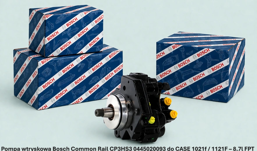 Pompa wtryskowa Bosch Common Rail CP3HS3 0445020093 do CASE 1021f / 1121F – 8.7l FPT - nowa, regeneracja, cena
