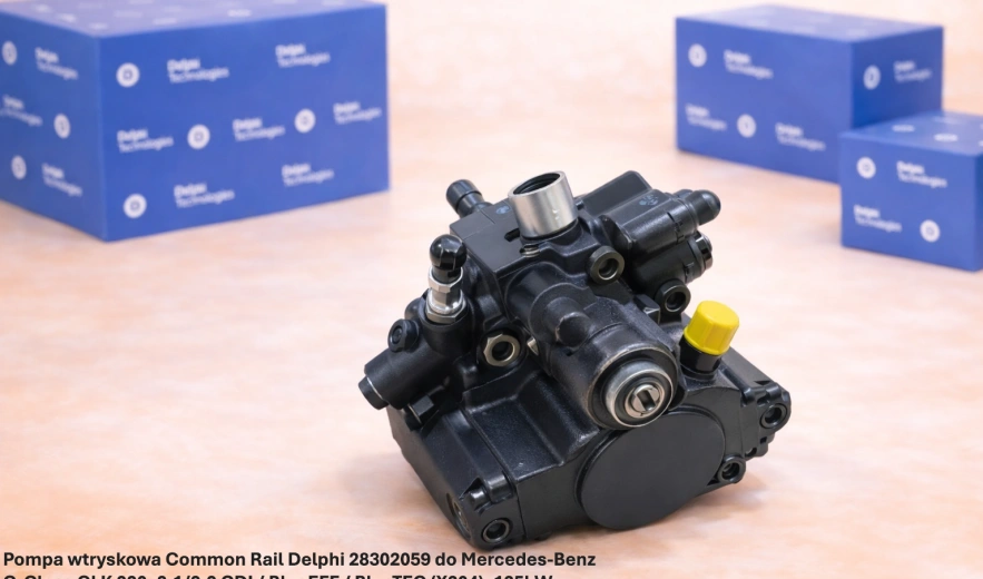 Pompa wtryskowa Common Rail Delphi 28302059 do Mercedes-Benz G-Class GLK 220, 2.1/2.2 CDI / BlueEFF / BlueTEC (X204), 125kW– nowa, regeneracja